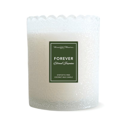 Forever Eternal Jasmine Natural Candle 8oz Kaia Collection - Vegan America