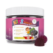 Kids Elderberry Gummies With Zinc and Vitamin C - Premium Immune Support Chewable Gummy for Kids Age 2 - 13 - Vegan America