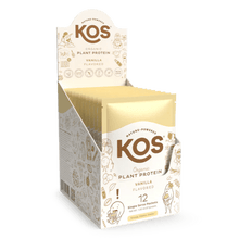 KOS Organic Plant Protein, Vanilla, 12 Count - Vegan America