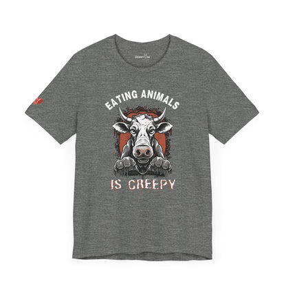 Eating Animals is Creepy T-Shirt - Vegan America