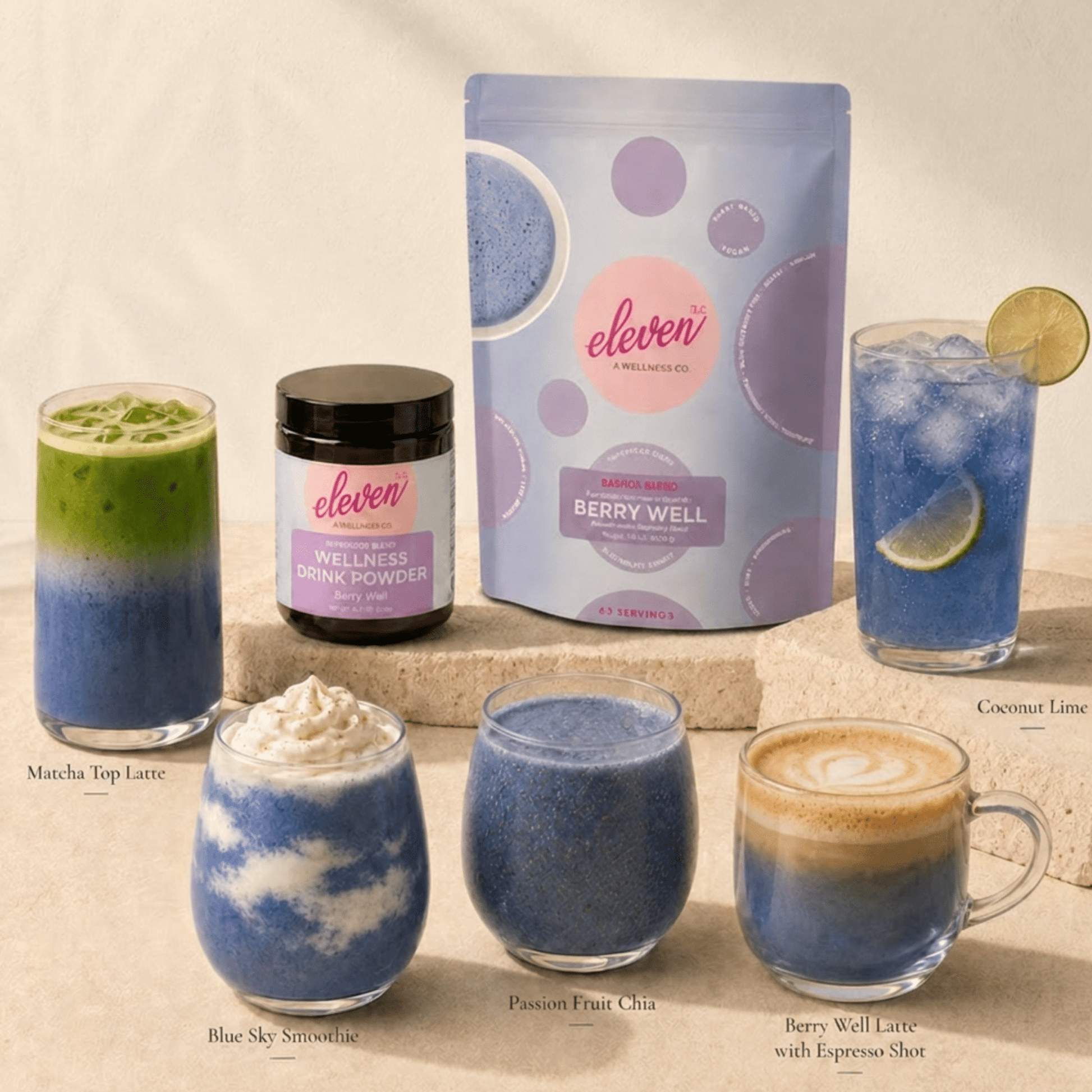Berry Well Botanical Latte Mix. - Vegan America