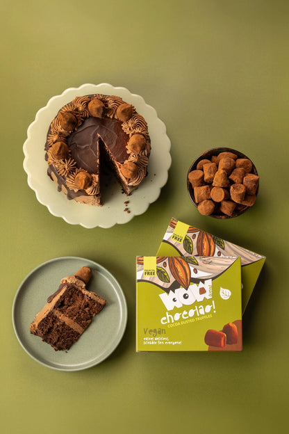 Vegan Chocolate Truffles XL Box 250g | Dairy-Free Luxury Chocolate