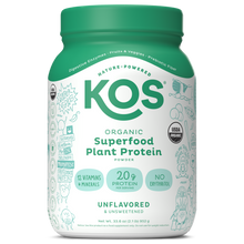 Organic Plant Protein, Unflavored & Unsweetened, 28 Servings