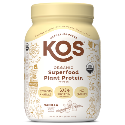 Organic Plant Protein, Vanilla, 28 Servings