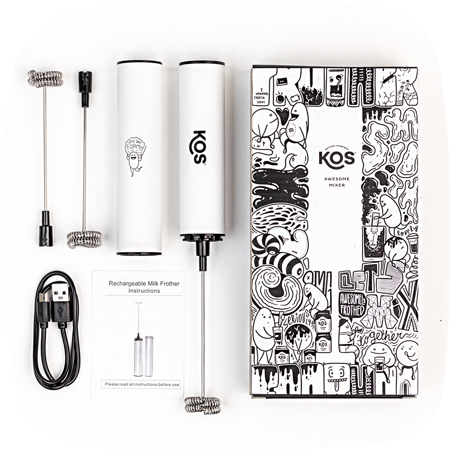 KOS Handheld Mixer - Vegan America