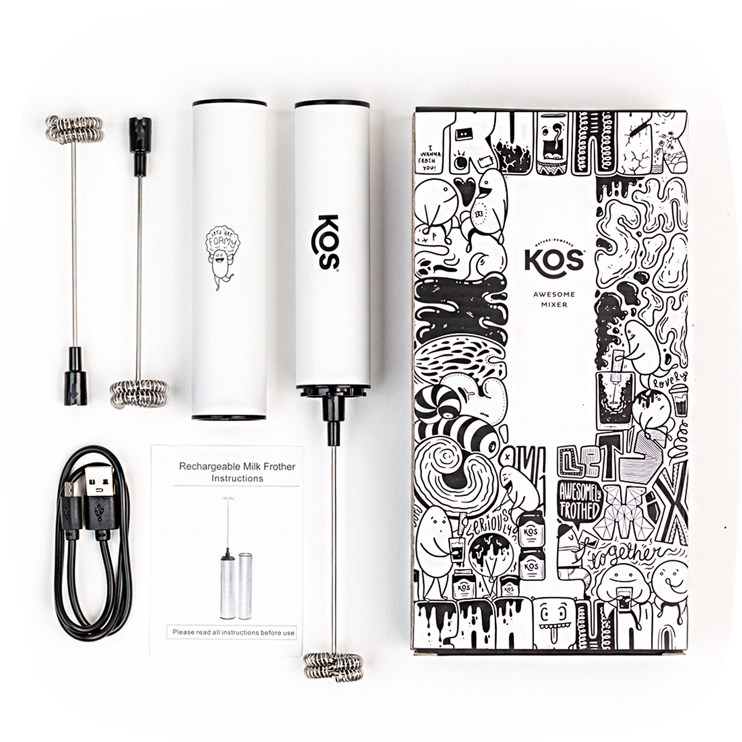 KOS Handheld Mixer - Vegan America
