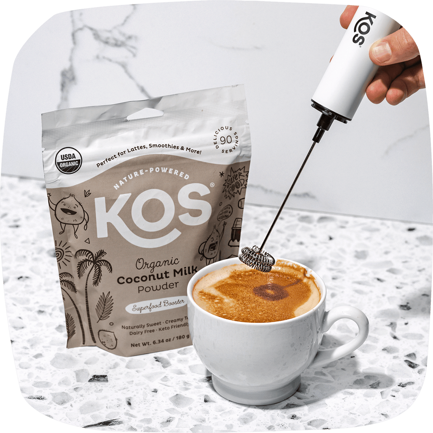 KOS Handheld Mixer - Vegan America