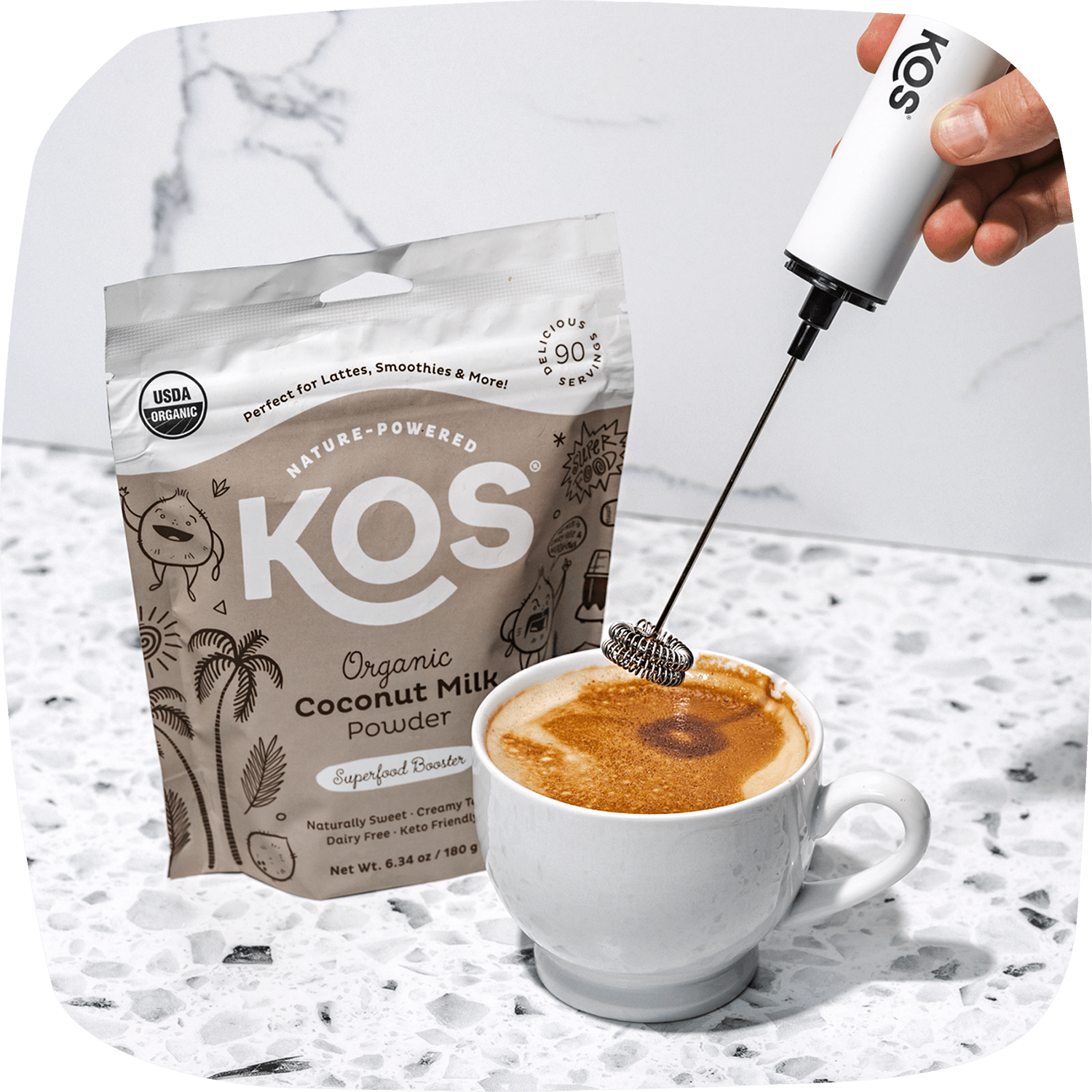 KOS Handheld Mixer - Vegan America