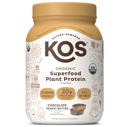 Organic Plant Protein, Chocolate Peanut Butter, 28 Servings