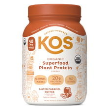 Organic Plant Protein, Salted Caramel Coffee, 28 Servings