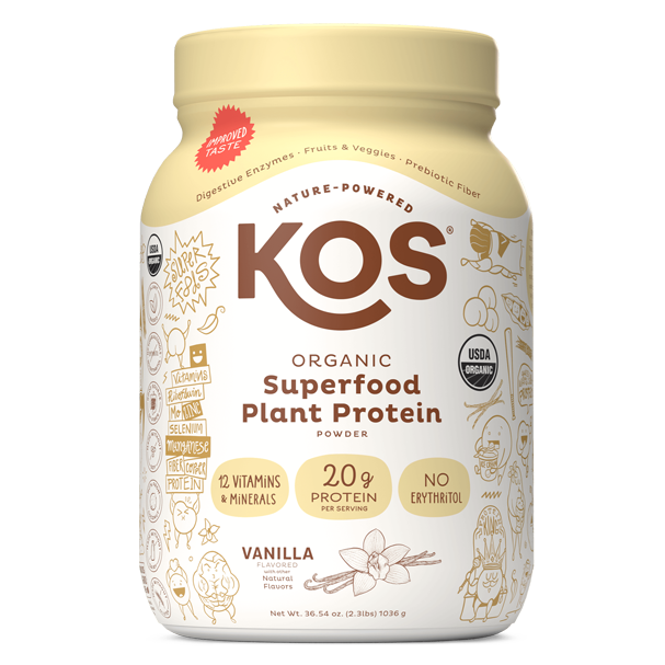Organic Plant Protein, Vanilla, 28 Servings