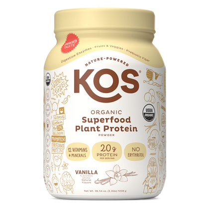 Organic Plant Protein, Vanilla, 28 Servings