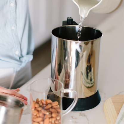 Almond Cow Essentials Bundle (Set) | Plant-Based Nut Milk Machine & Glass Jug for Fresh Homemade Milk
