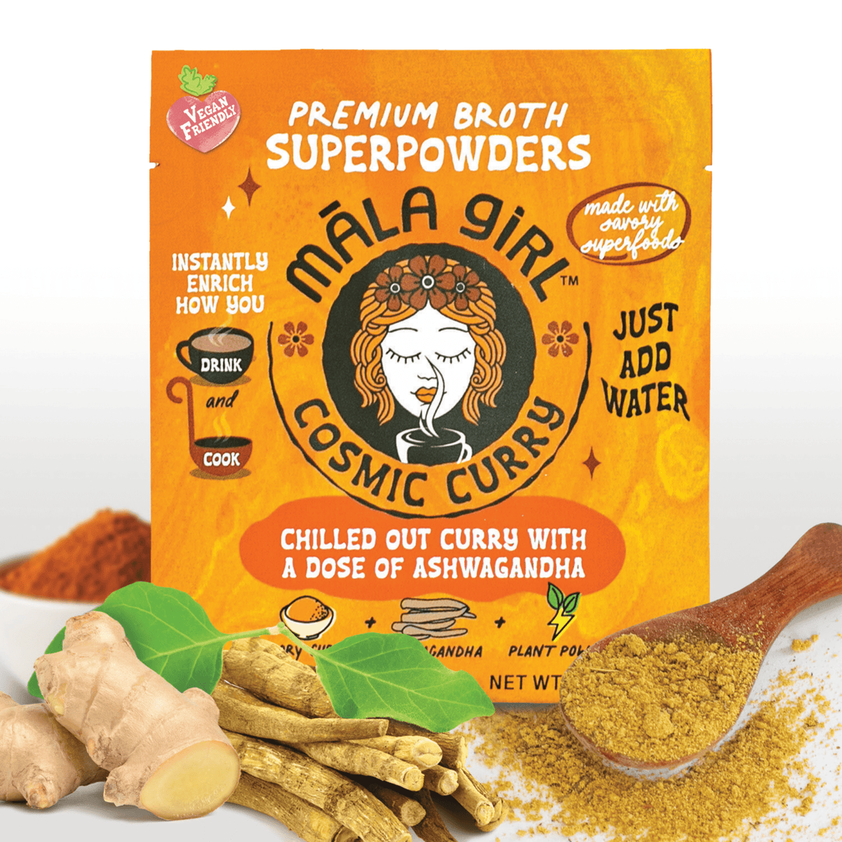 Cosmic Curry Superfood Broth Powder - Vegan America