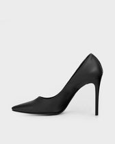 Blacky Chic Nopal cactus leather stilettos - Vegan America