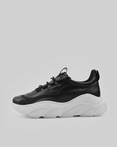 Daddy's Sneakers Black vegan women's sneakers - Vegan America