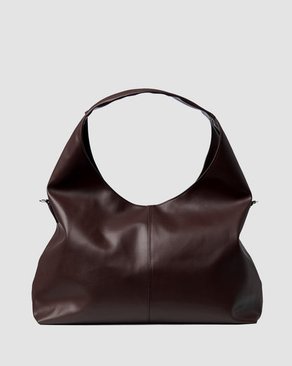 Bohema Slouchy Shopper Bag Chocolate - Vegan America