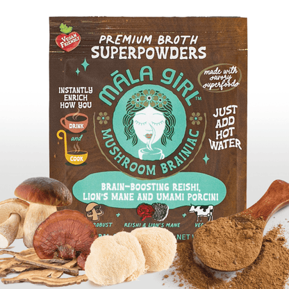 Mushroom Brainiac Superfood Broth Powder - Vegan America