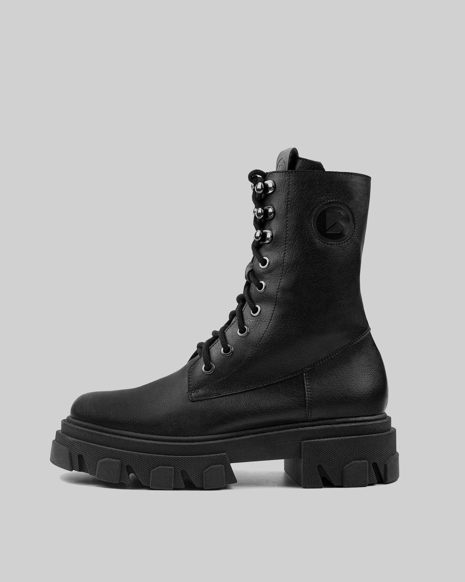 Combat black boots - Vegan America