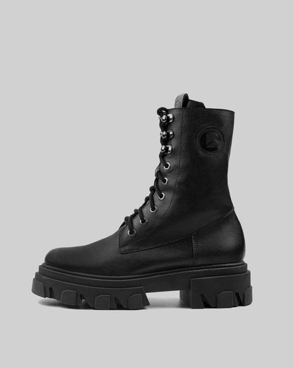 Combat black boots - Vegan America