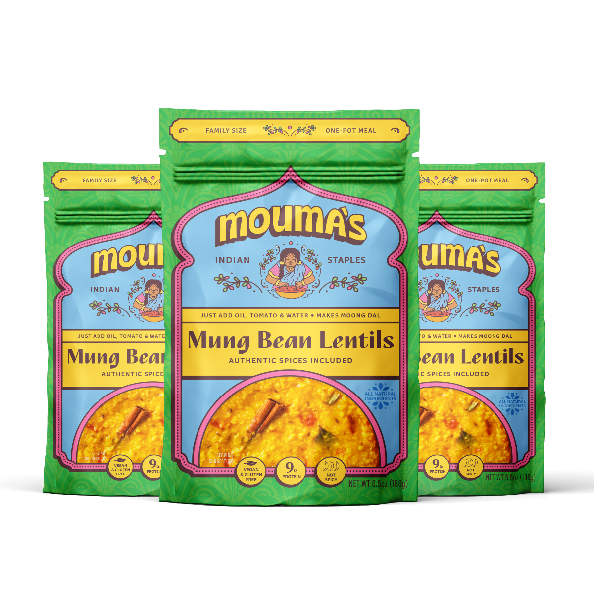 Mung Bean Lentils (Moong Dal)