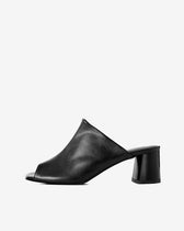 Uptown Black Nopal cactus leather sandals - Vegan America