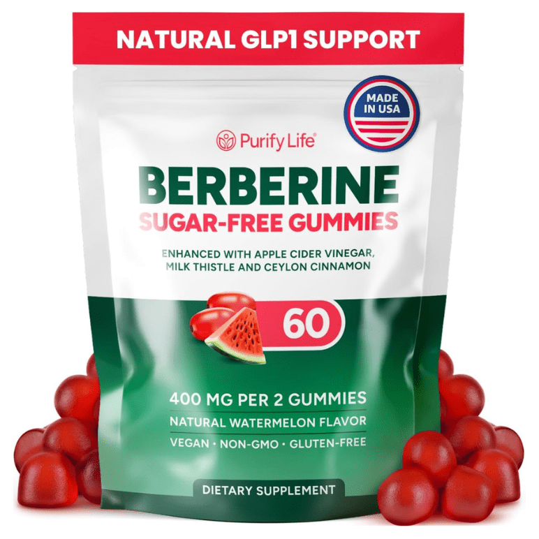 Natural GLP1 Support - Berberine Sugar - Free Gummies - Vegan America