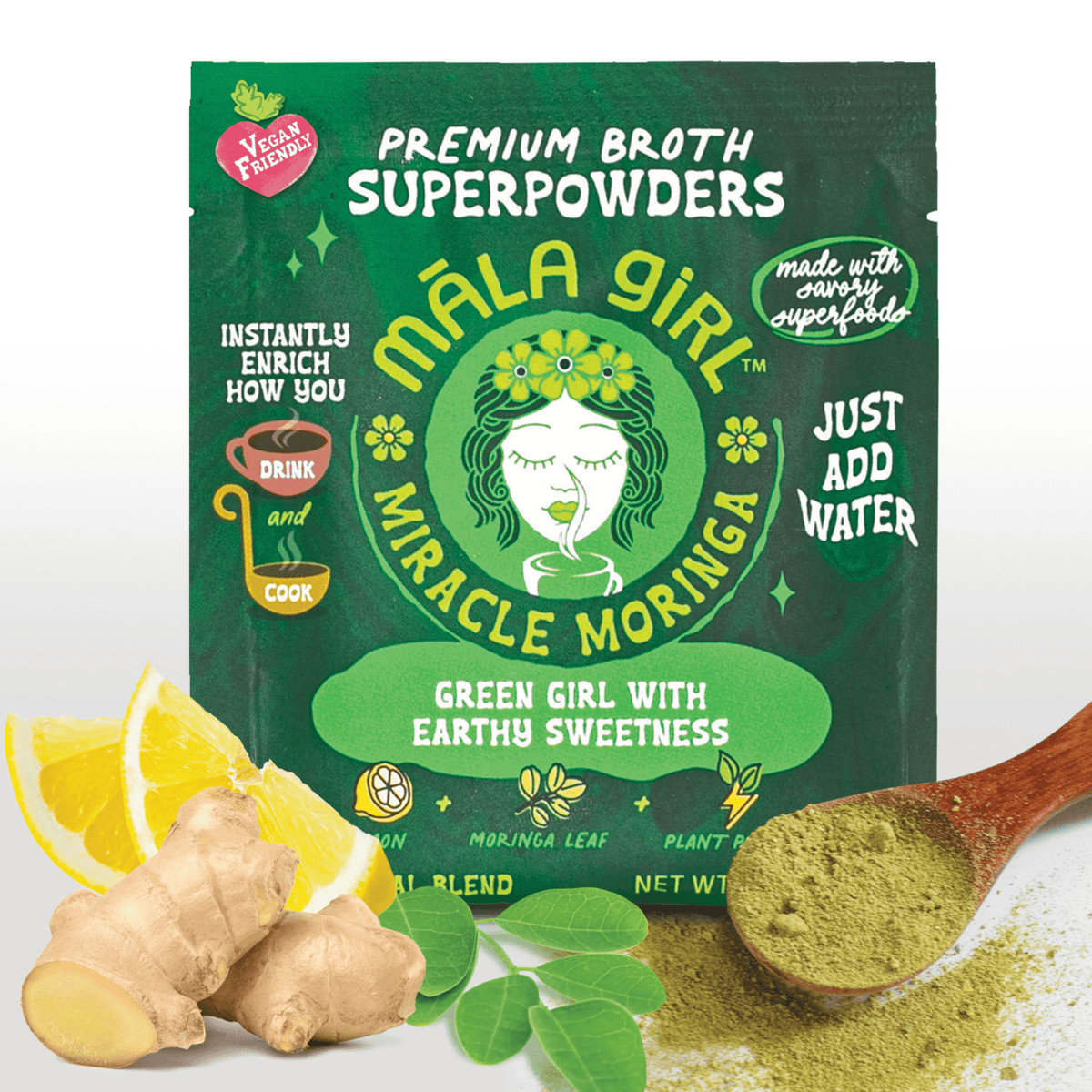 Miracle Moringa Superfood Broth Powder - Vegan America
