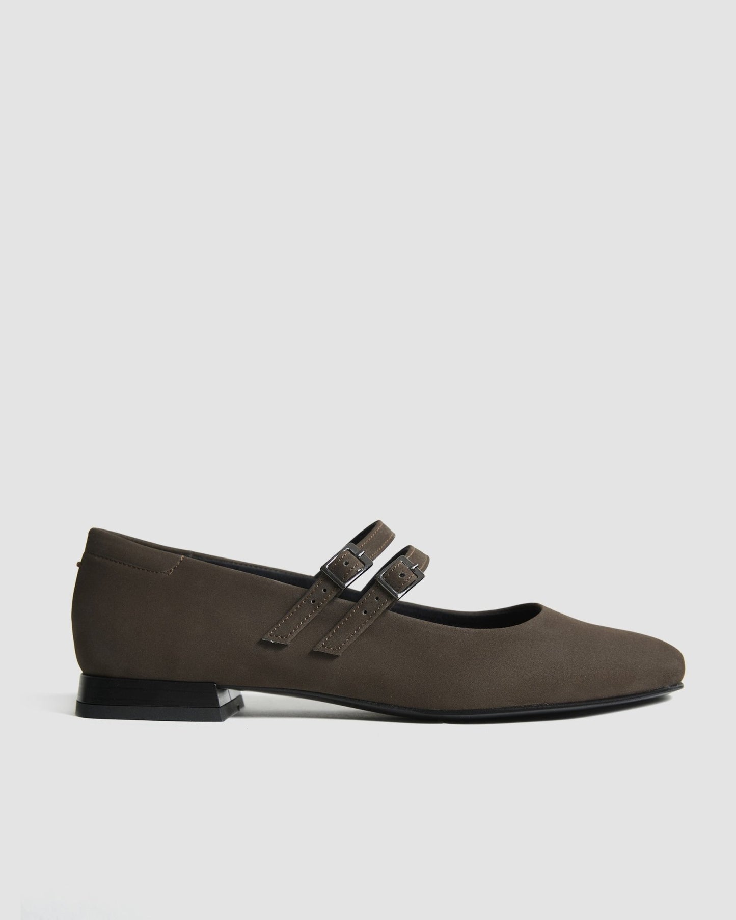 Chocolate Mary Jane Pumps brown ballerinas - Vegan America