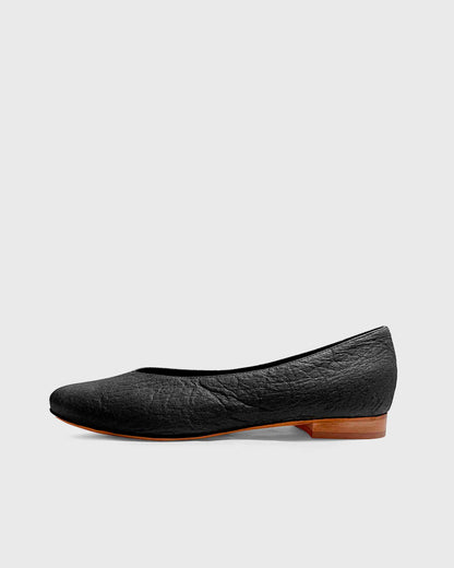 Pumps Black Pina ballerinas made of Pinatex - outlet - Vegan America