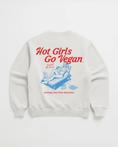 HOT GIRLS GO VEGAN CREWNECK - Vegan America