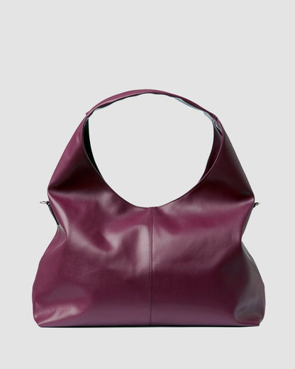 Bohema Slouchy Shopper Bag Burgund - Vegan America