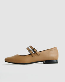 Carmel Mary Jane Pumps beige ballerinas - Vegan America