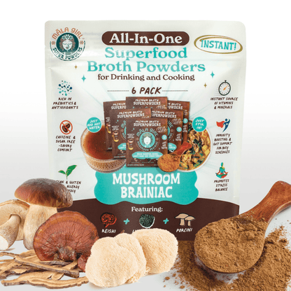Mushroom Brainiac Superfood Broth Powder - Vegan America