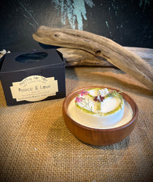 Peace & Love Organic Candle