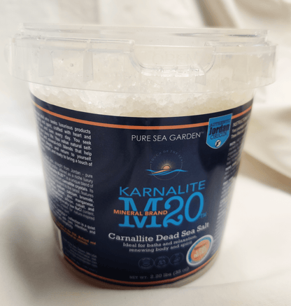 Dead Sea Mineral Bath Salt | KARNALITE M-20™ - 2.20 lbs - Vegan America