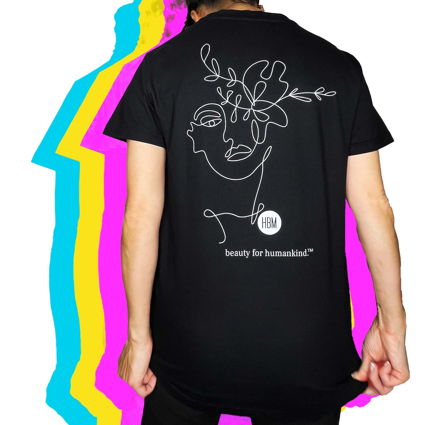 The HBM Logo Tee, Unbleached Black