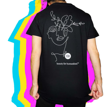 The HBM Logo Tee, Unbleached Black