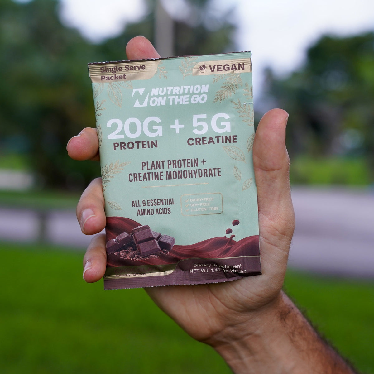 2-in-1 Vegan Protein + Creatine Travel Packets - Vegan America