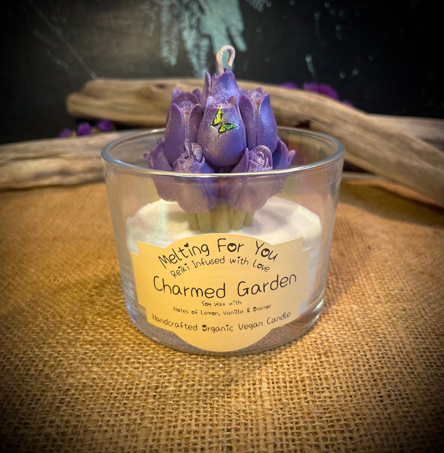 Charmed Garden Organic Candle