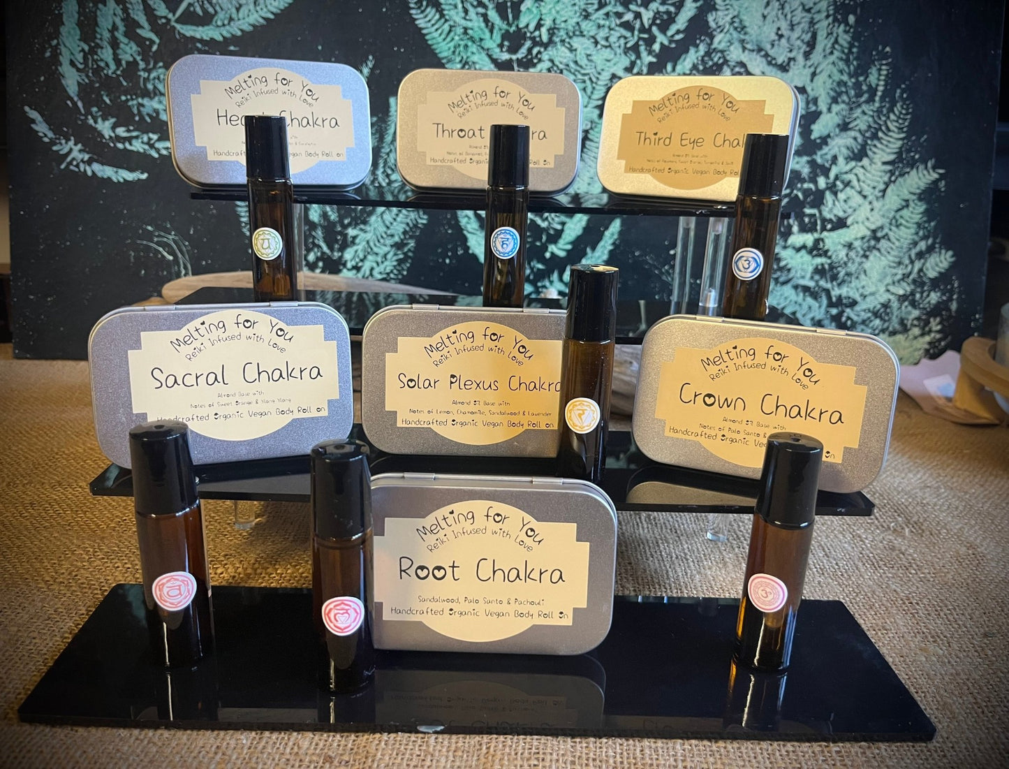 Chakra Roll On's Set of 7 - Vegan America