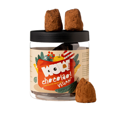 Vegan Christmas Truffles Gift Jar 130g | Dairy-Free Holiday Chocolate