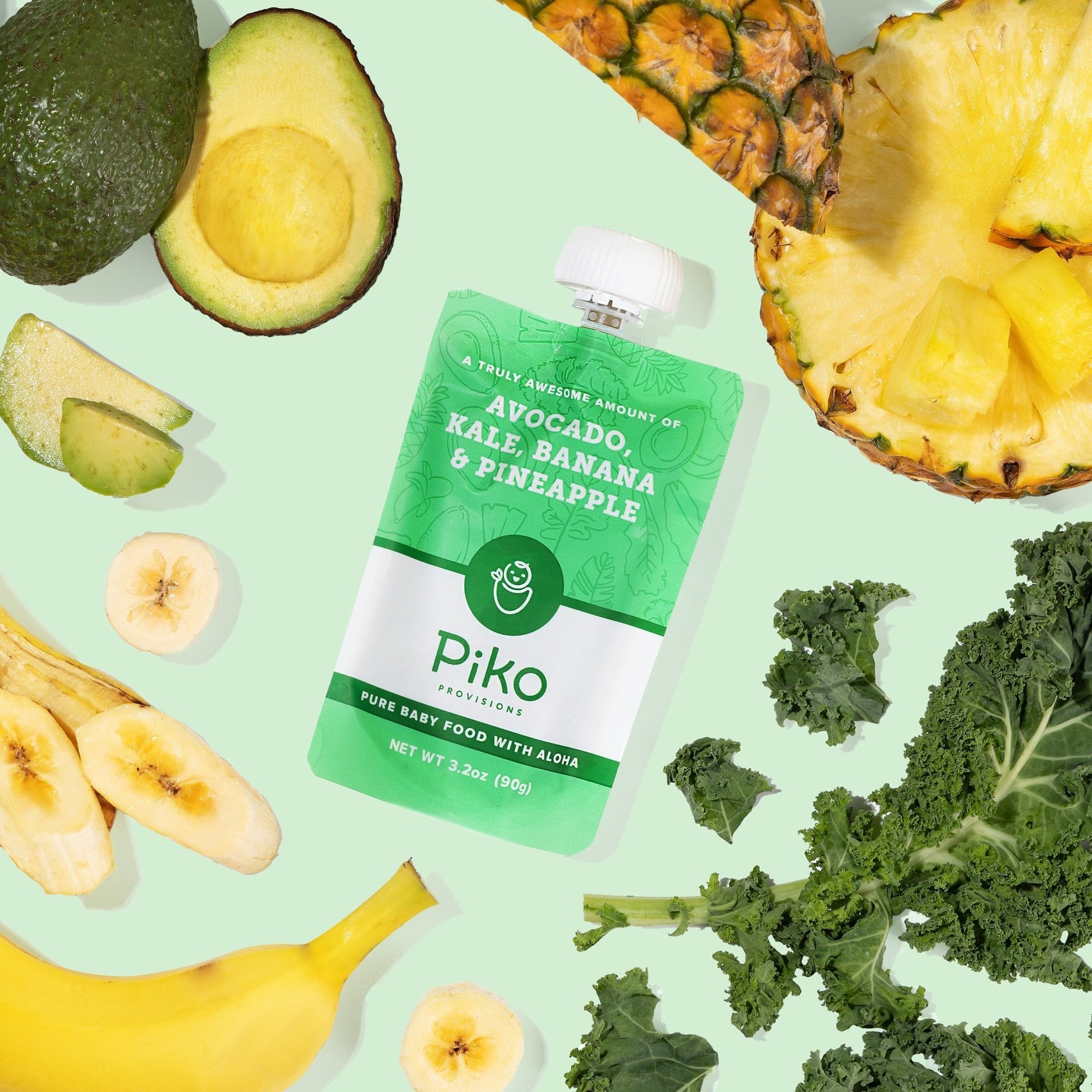 Avocado, Kale, Banana & Pineapple - Vegan America