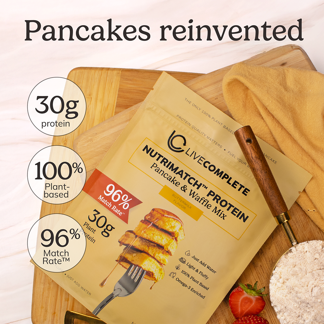 LiveComplete Pancake & Waffle Mix - Performance Blend - Chocolate