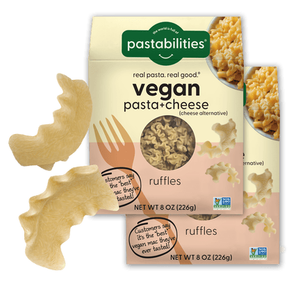 Vegan Ruffles Mac and Cheese