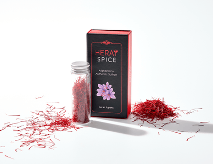 Heray Afghan Saffron Extra Class Premium Super Negin Quality - Vegan America