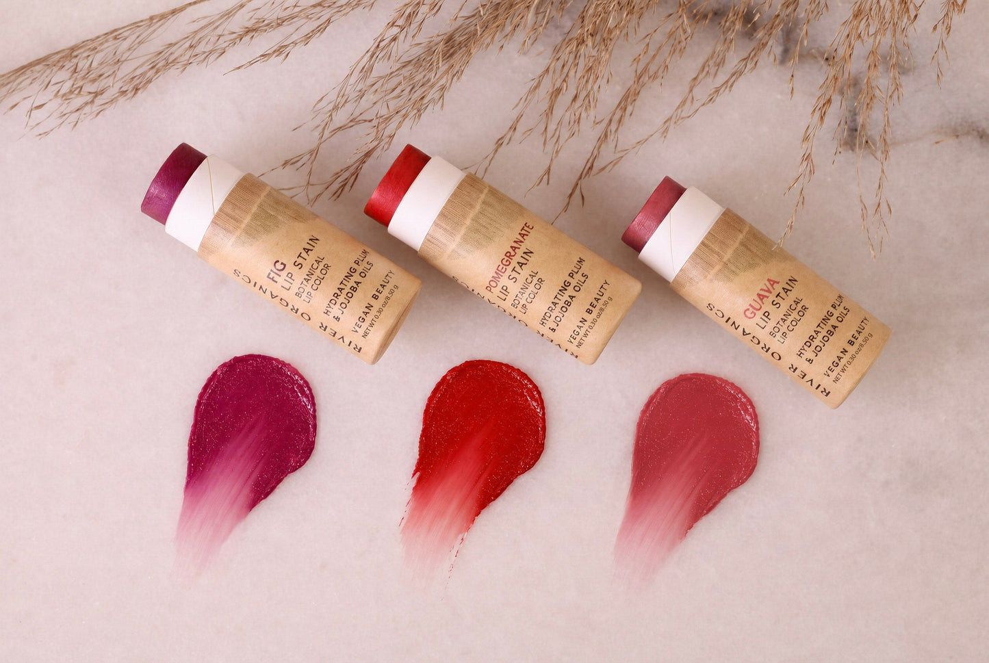 Lip Stain: Vegan, Plastic-Free, & Organic | All Colors