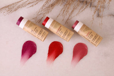 Lip Stain: Vegan, Plastic-Free, & Organic | All Colors