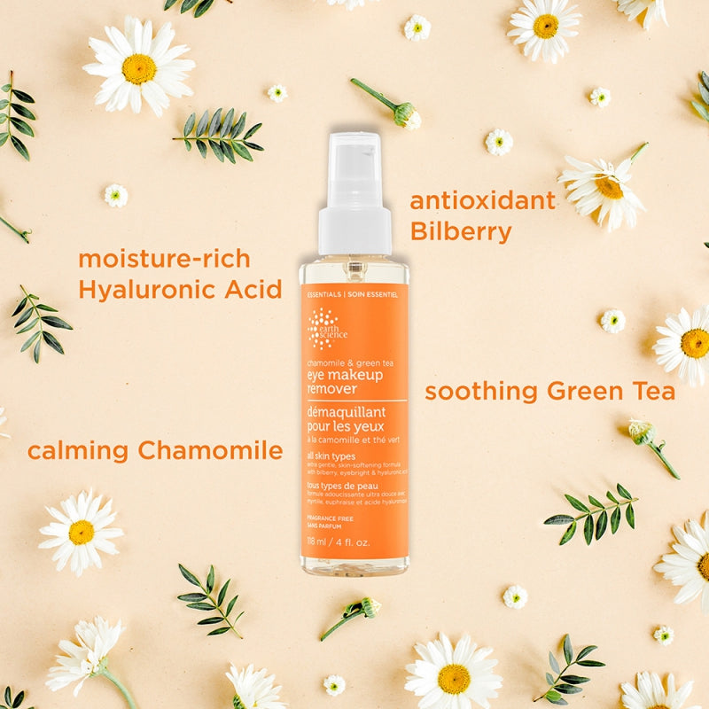 Chamomile & Green Tea Eye Makeup Remover 4 fl. oz.