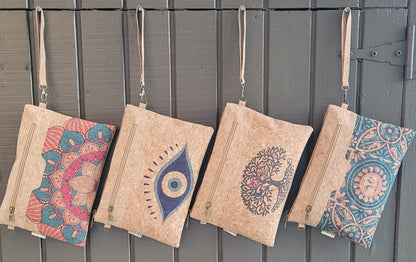 Cork Wristlet / Crossbody / Clutch All-in-One